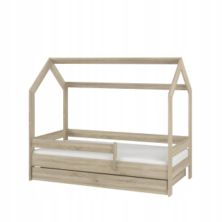 Detská posteľ DOMEK BABY BOO 160x80 + zásuvka + matrac